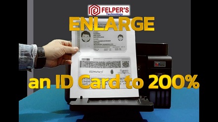 Tutorial How to ENLARGE an ID Card to 200% | Step-by-Step Guide